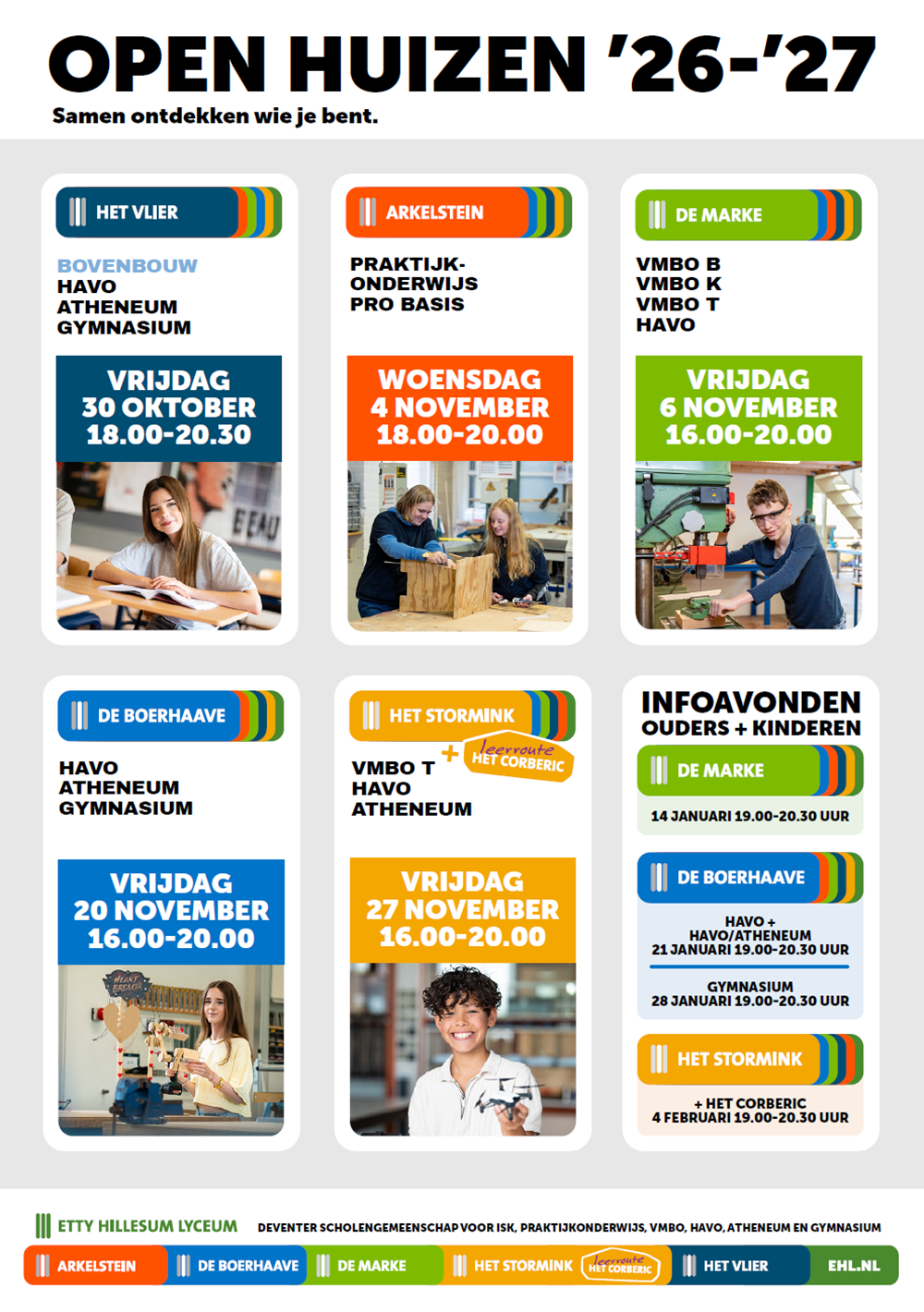Poster Open Huizen en Info av 2026 2027